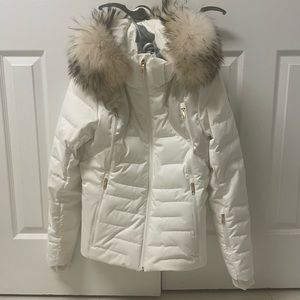 Spyder Ski Jacket with real coyote fun trim.